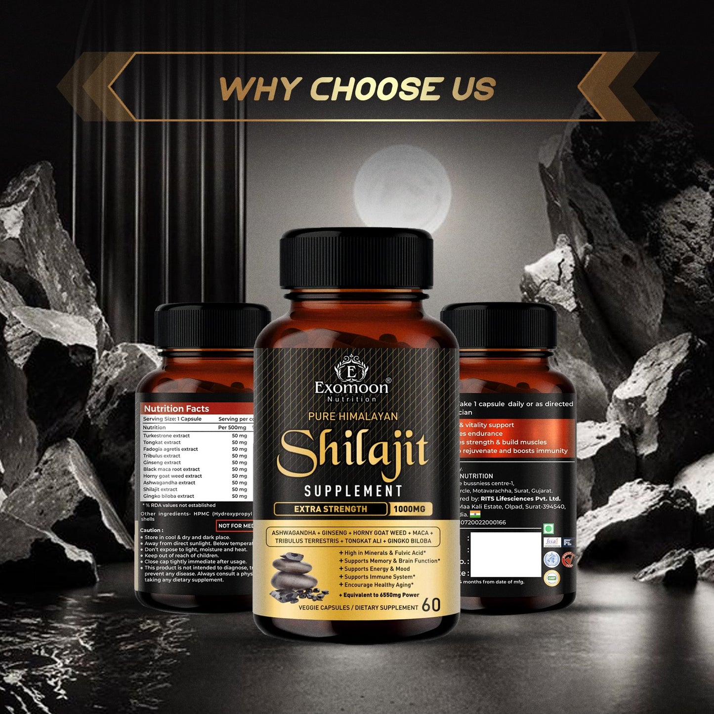Exomoon Pure Himalayan Shilajit