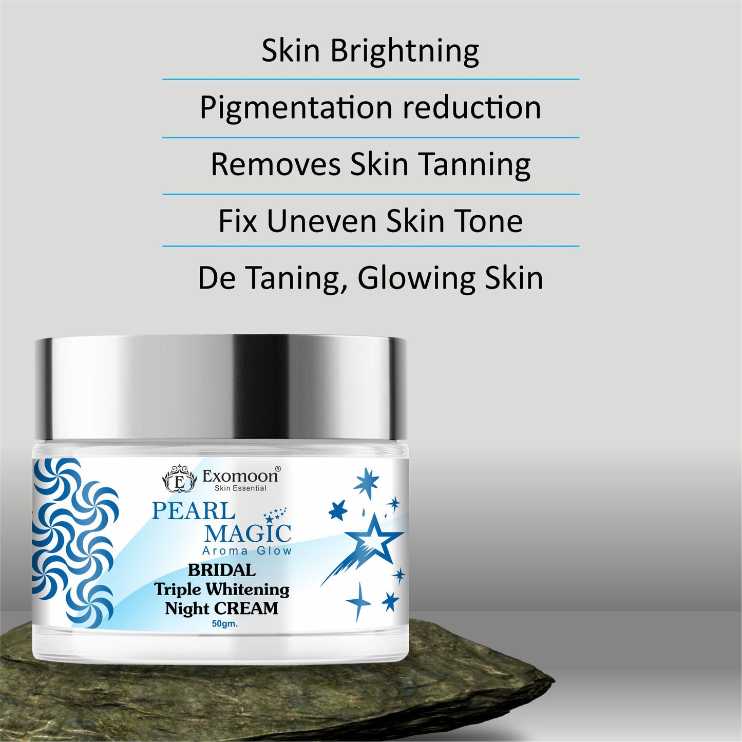 Exomoon Pearl Magic™ Bridal Triple Whitening Night Cream