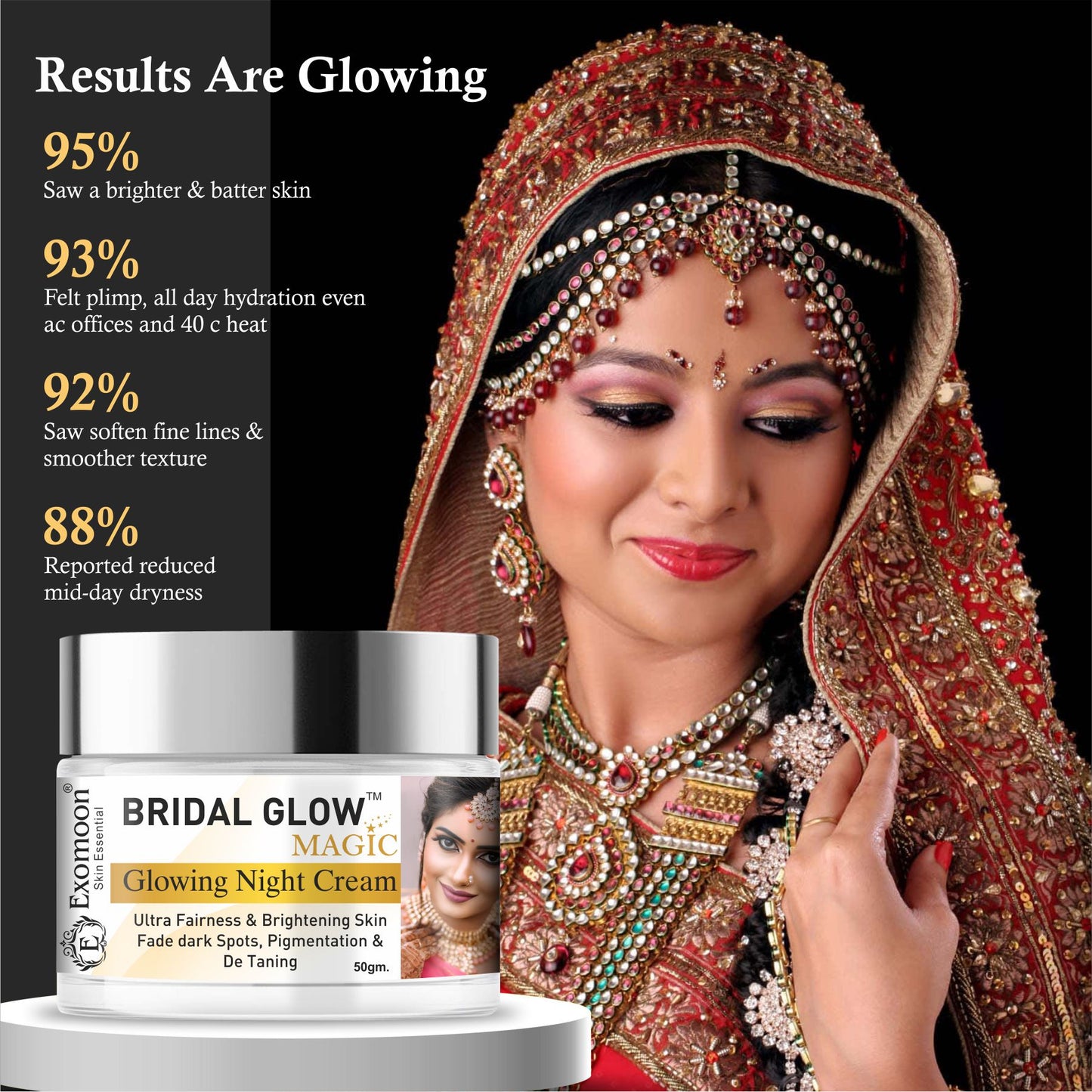 Exomoon Bridal Glow Magic – Glowing Night Cream