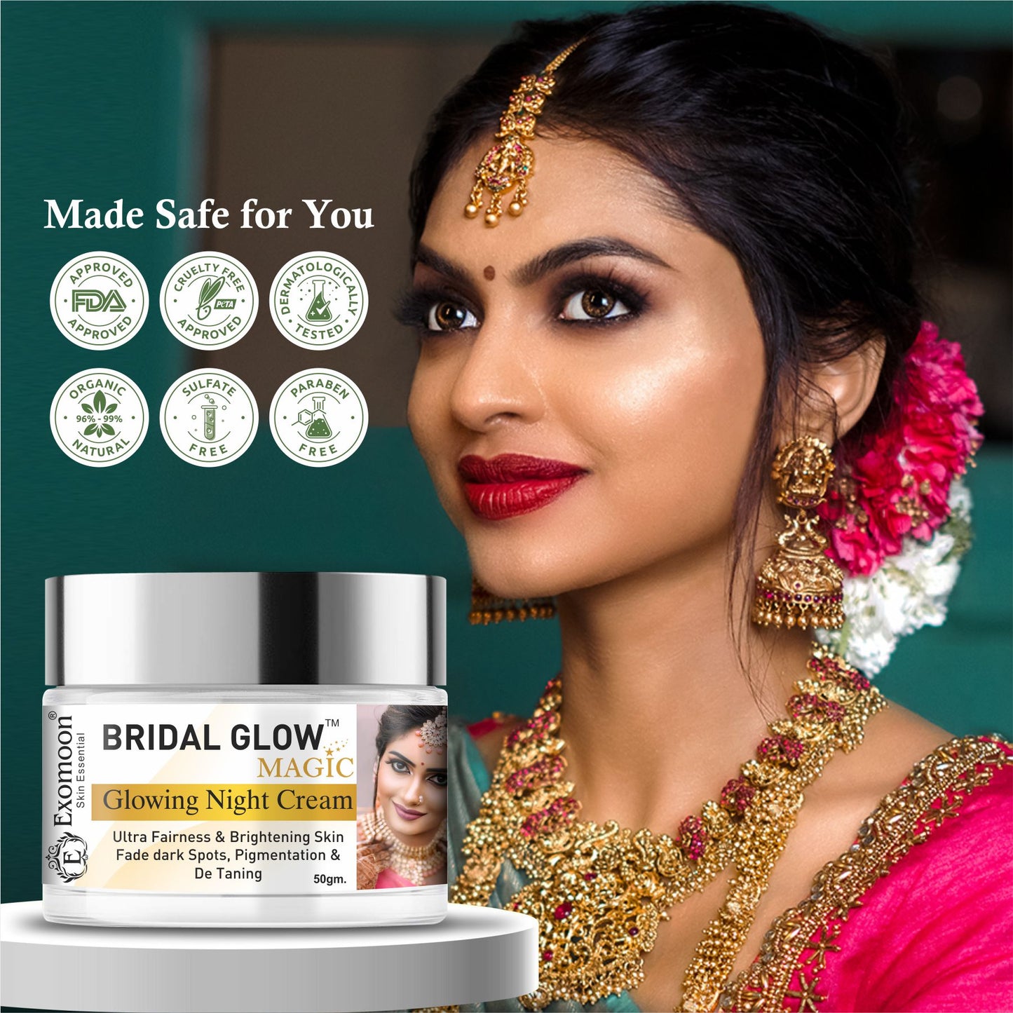 Exomoon Bridal Glow Magic – Glowing Night Cream